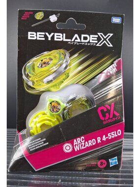 Beyblade X Arc Wizard R 4-55LO Stamina Top With Launcher